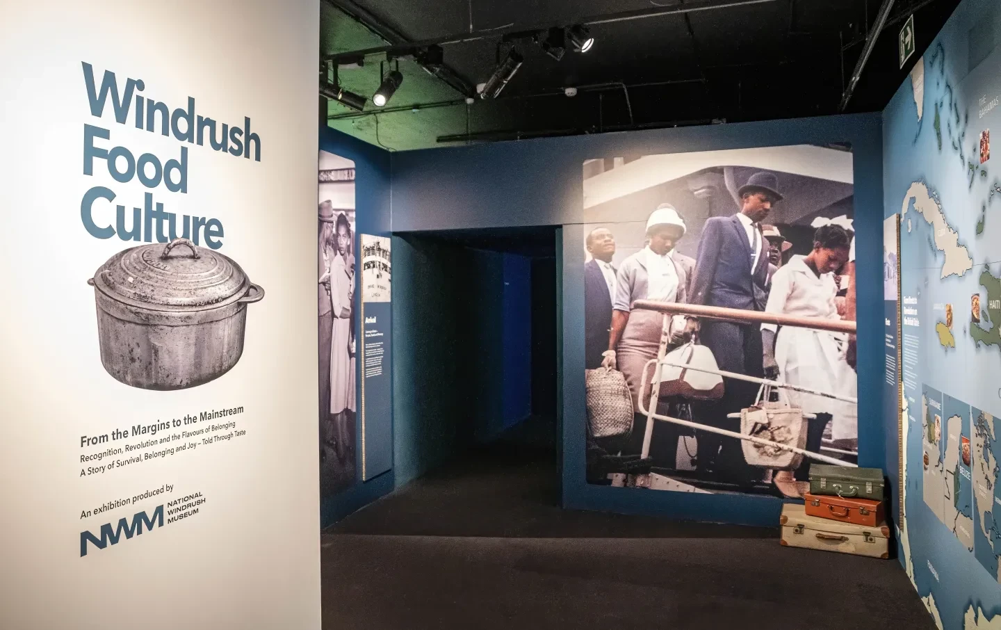 Photo of Windrush Food Culture exhibition